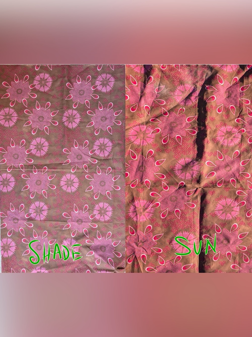 3 Yards X 45” Thick Cotton/Canvas Large Floral Print Fabric Panel Deadstock